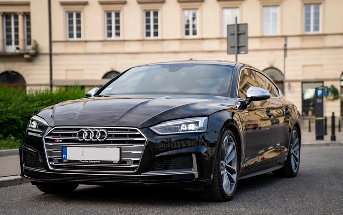 Audi S5 cena 169000 przebieg: 105000, rok produkcji 2018 z Warszawa małe 106
